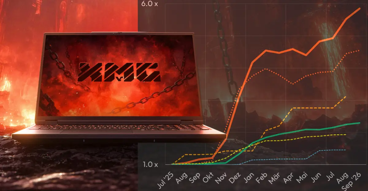 XMG says DDR5 SO-DIMM costs increased nearly sixfold, announces €100 to €300 laptop price hikes