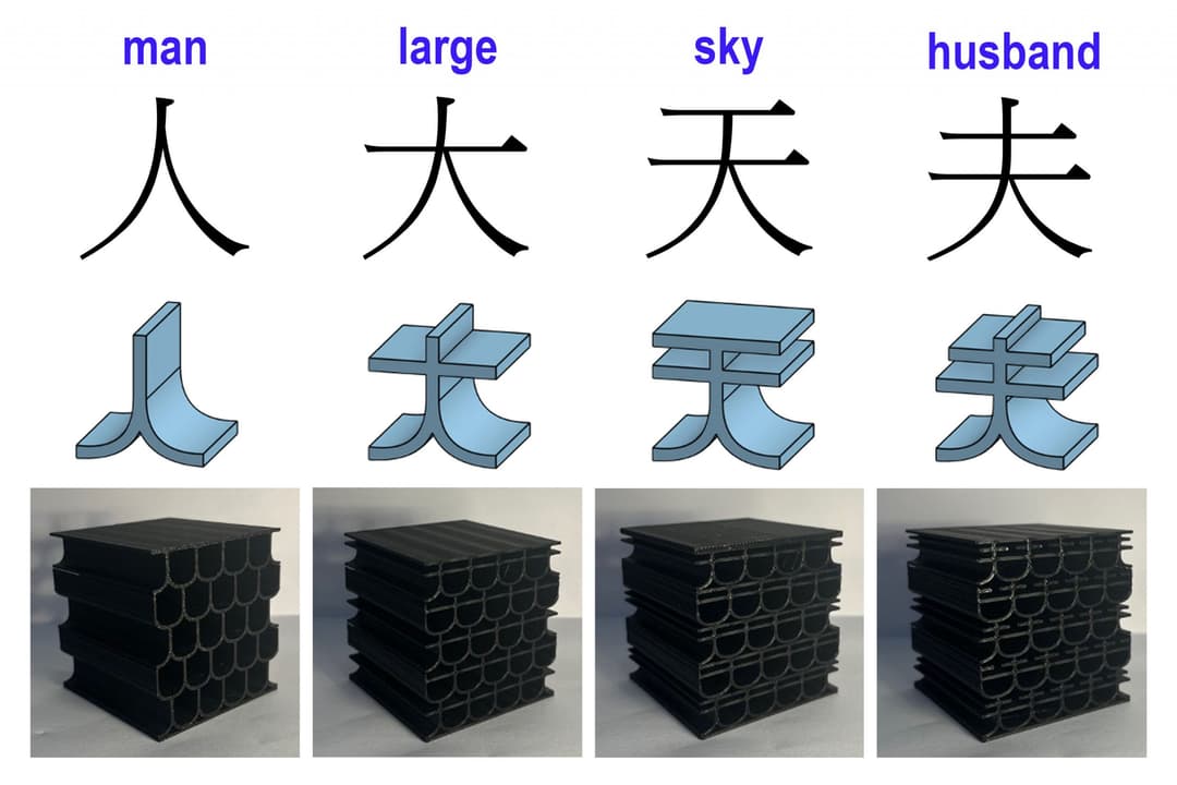 What Can Chinese Characters Tell Us About Designing Strong Materials? - AIP Publishing LLC
