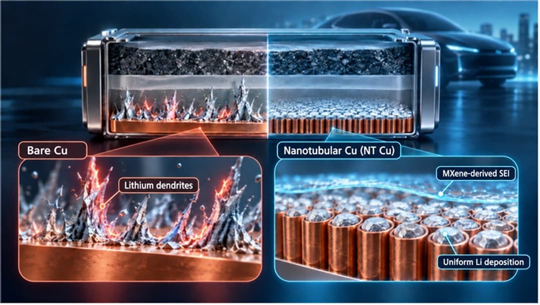 Researchers extend lifespan of graphite-free anode-free batteries that could make EV batteries smaller and lighter