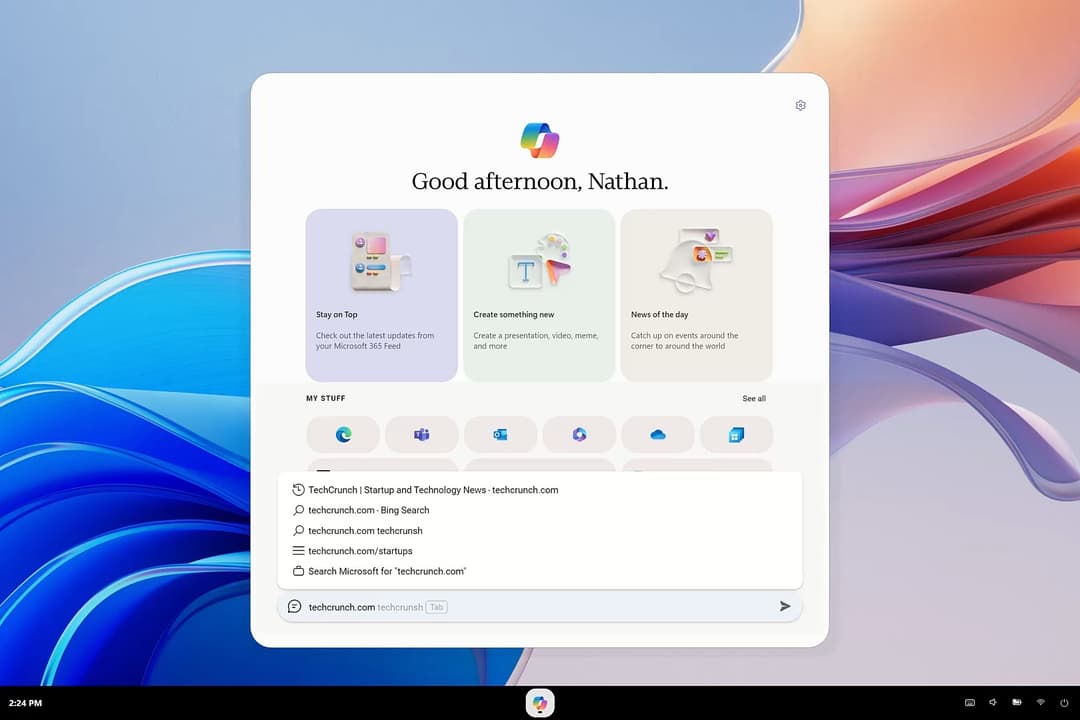 Watch: Leak from 2024 shows off Microsoft's Copilot OS for AI PCs, and it's nothing like Windows 11, as it drops the Start menu
