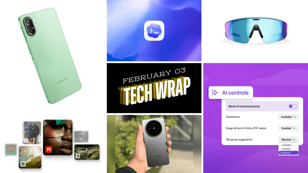 Tech Wrap Feb 3: Oakley Meta Vanguard, Samsung Galaxy F70e, Mozilla Firefox