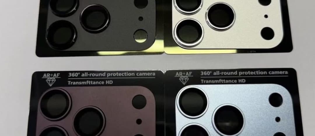 iPhone 18 Pro color options shown on leaked camera islands