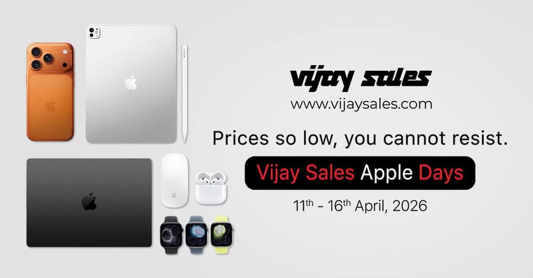 Vijay Sales Apple Days 2026 sale annonuced: iPhones starting at Rs 44,00 , MacBook starts at Rs 50,290 and more deals- Moneycontrol.com