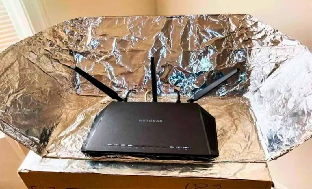 Putting Aluminum Foil Under Your WiFi Router: What It Does and Why Experts Recommend It