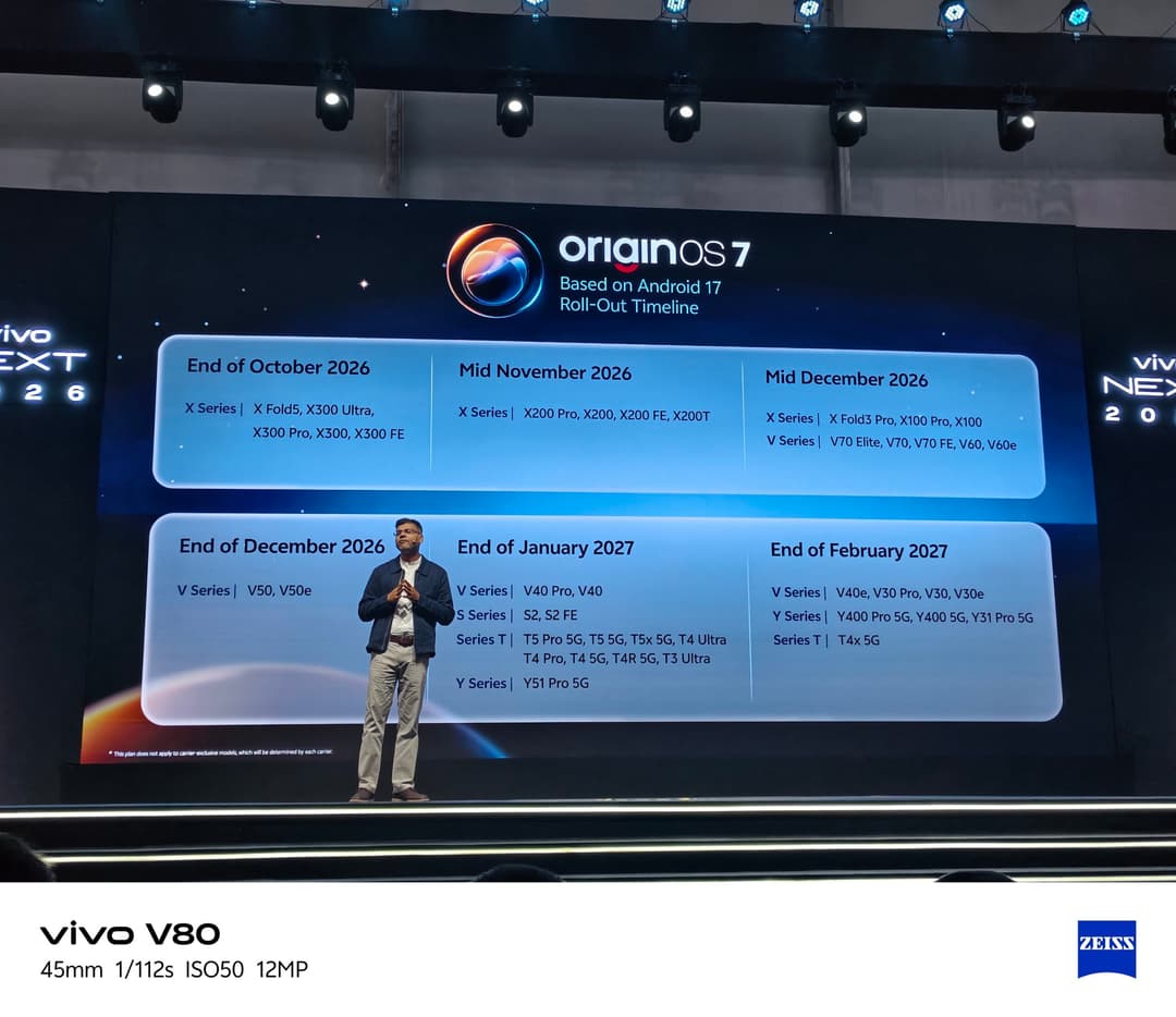 Is Your Vivo Phone Getting OriginOS 7? Check the Full Android 17 India Rollout Schedule