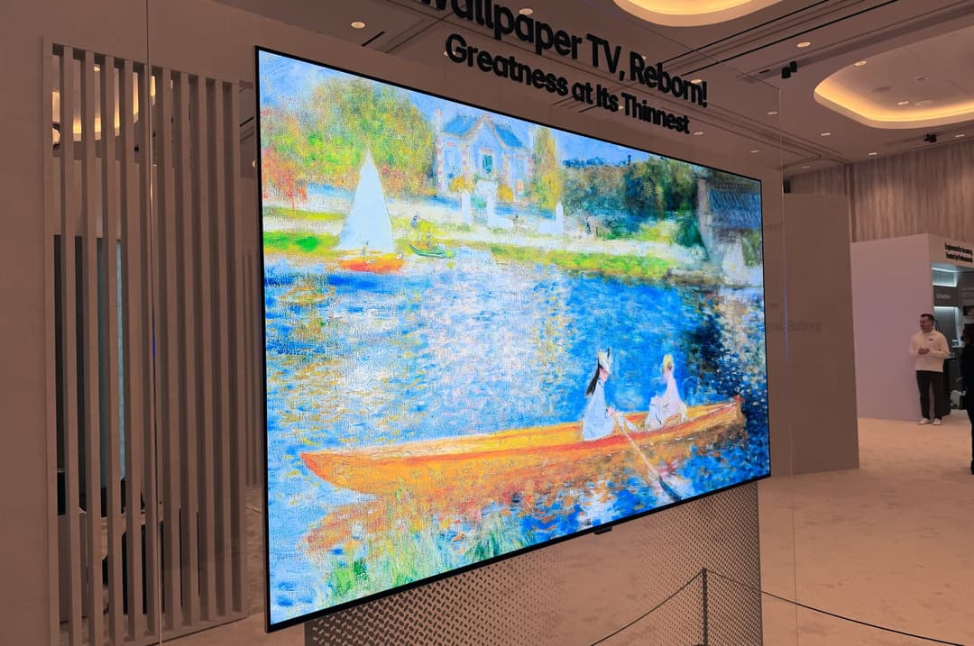LG TVs at CES 2026: A stunning Wallpaper set, glorious Micro RGB colors and a better Gallery TV