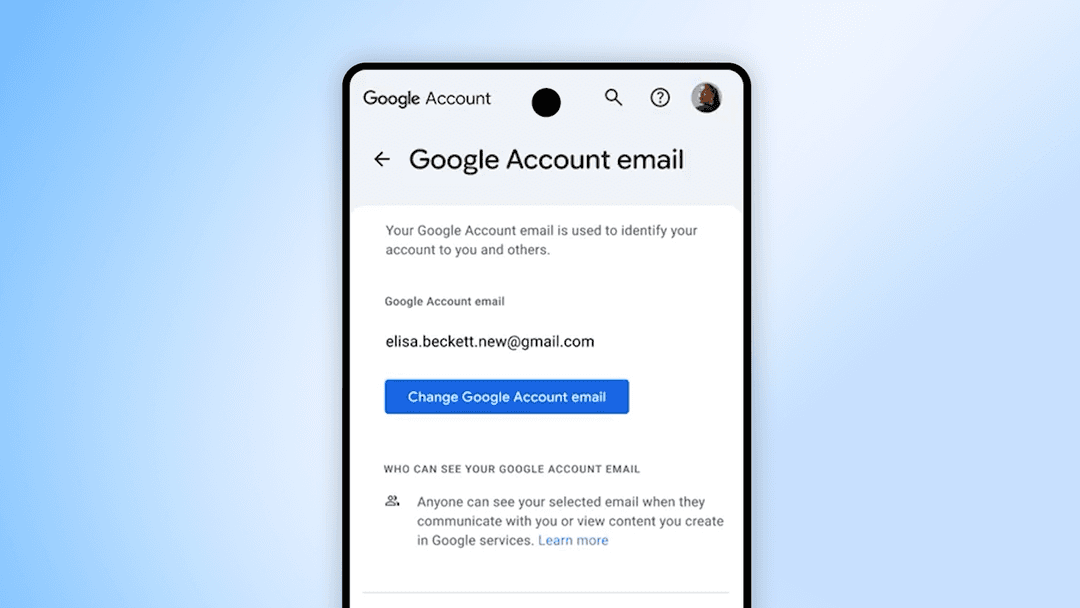 Change your Google Account username in a few simple steps.
