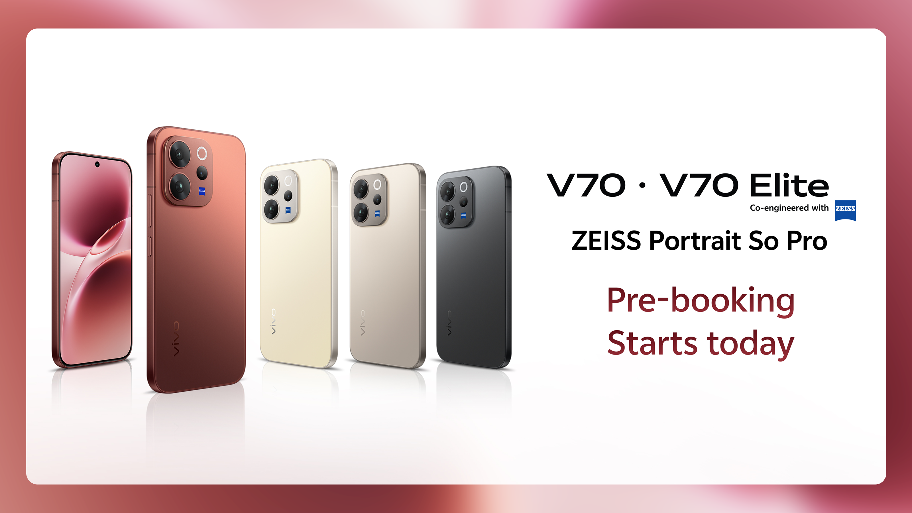 vivo Unveils V70 & V70 Elite — Featuring Elevated Design, Flagship Performance, 50MP ZEISS Telephoto Camera, and AI Imaging, Starting INR 45,999 - vivo India