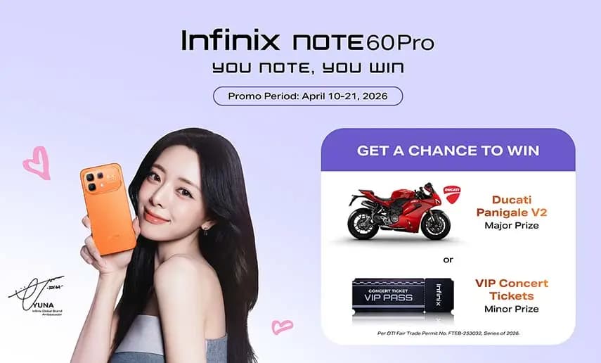 Infinix Will Launch the NOTE 60 Pro with ITZY’s Yuna as Its First Global Brand Ambassador - MegaBites