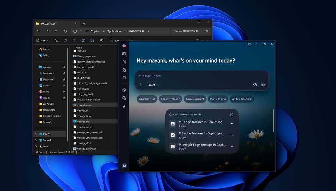 New Copilot for Windows 11 includes a full Microsoft Edge package, uses more RAM